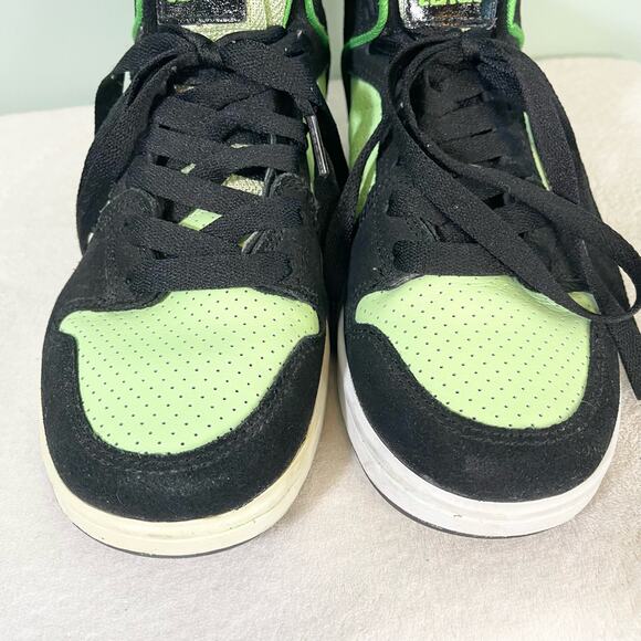 Lakai Sneaker Mens 8 Black Green Lace Up Hi Top Skate Telford Athletic Shoes main image 12